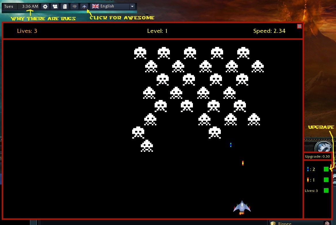 BangSpaceInvaders screenshot